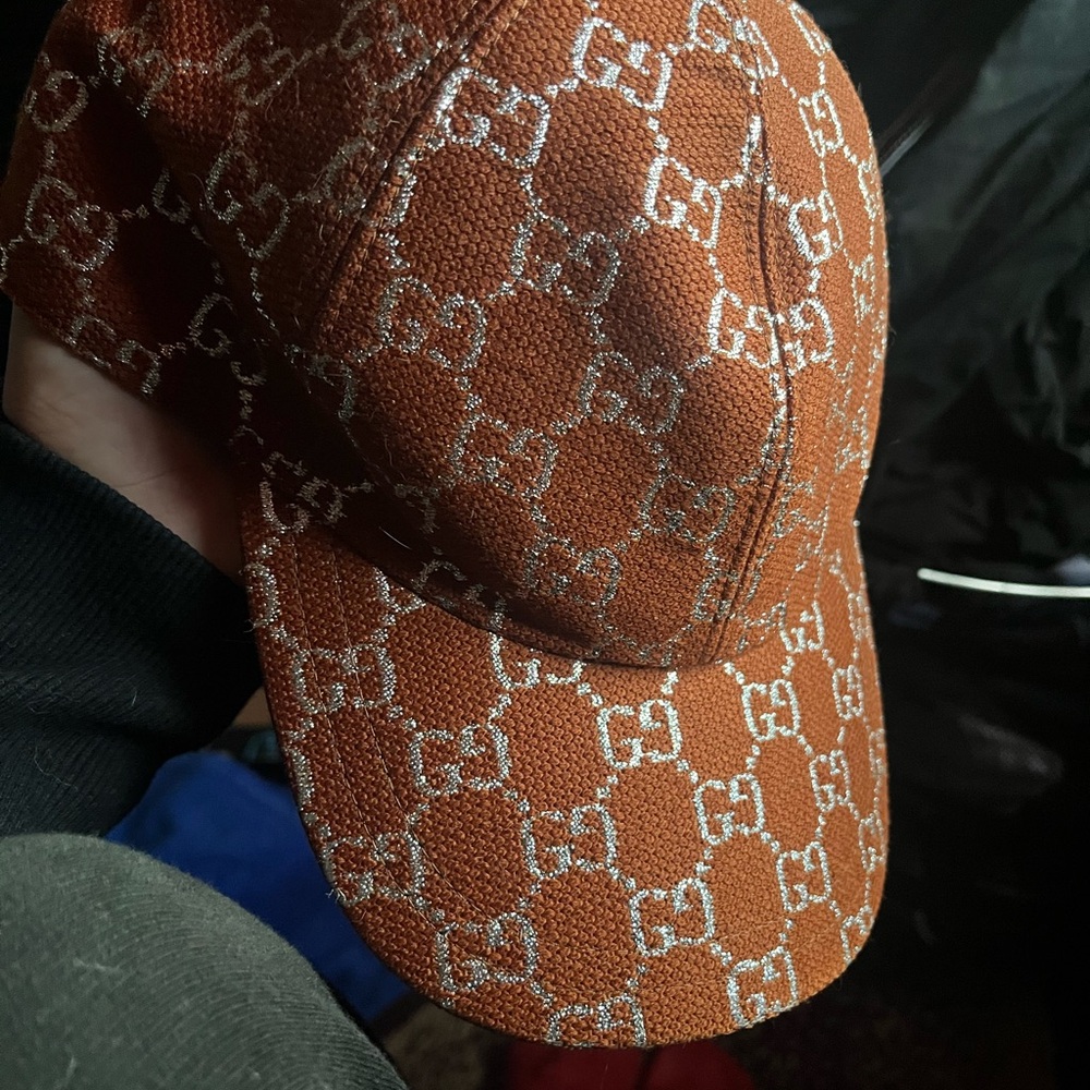 Gucci Brown and Blue Cap